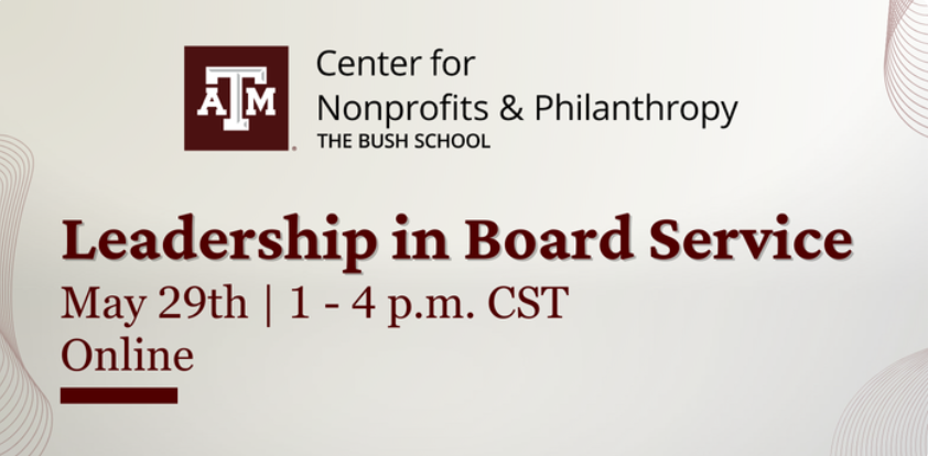 Leadership in Board Service