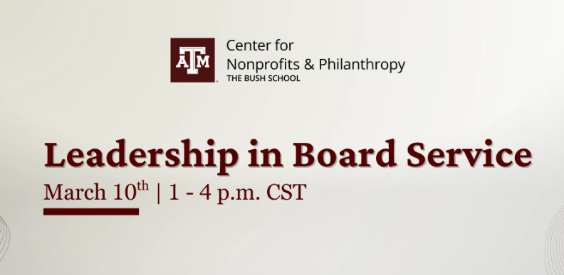 Leadership in Board Service