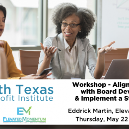 Workshop - Align Governance with Board Development and Implement a Strategic Plan
